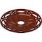 Ekena Millwork Loera Ceiling Medallion (Fits Canopies up to 6 1/4"), 26 5/8"OD x 4 1/2"ID x 1 3/8"P, Firebrick CM26LOFIF - alternate 3